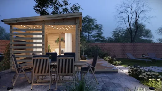 House garden shed Ireland landscape