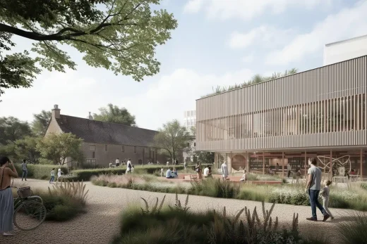 Ozone Leisure Park Oxford farmhouse building design