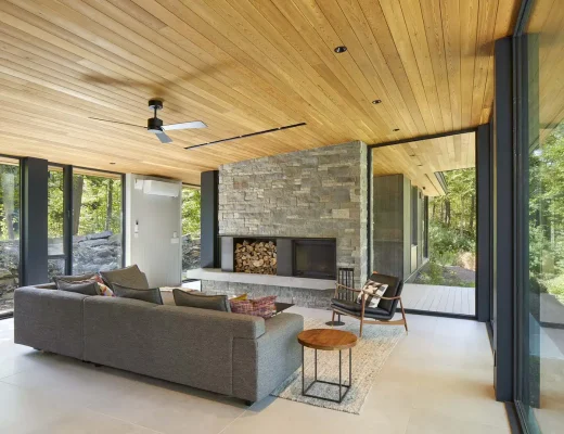 Percy Lake Cottage, Haliburton County, Ontario home living room