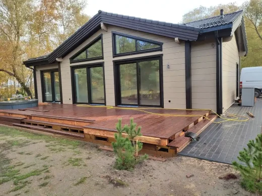 Private-label timber building manufacturer in Europe