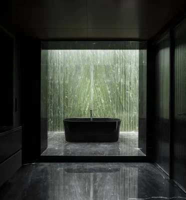 Tamil Nadu home bath space
