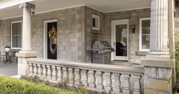 Ranch wrap-around porch steel columns vs timber posts