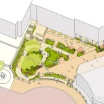 Spring Gardens Piazza London design news