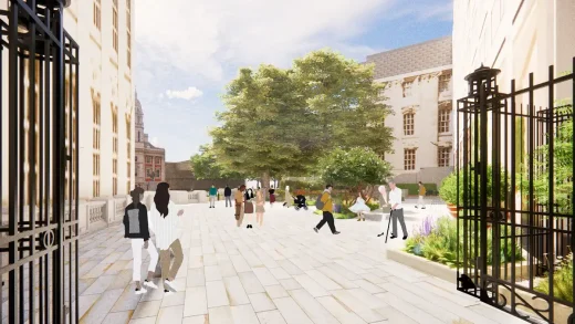 Spring Gardens Piazza London design