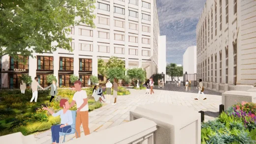 Spring Gardens Piazza London design