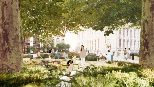 Spring Gardens Piazza London design