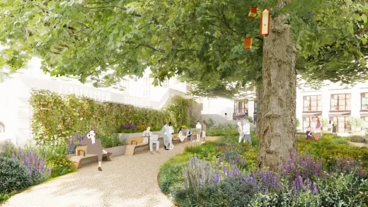 Spring Gardens Piazza London design
