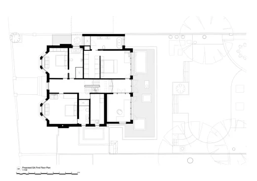 Stanford Villa in Hove home first floor plan layout