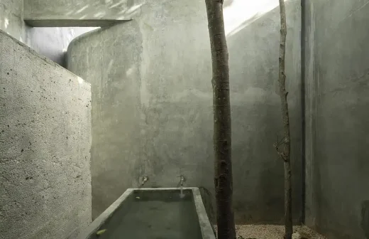 The Green Brutalist Grotto Yucatán Mexico residence