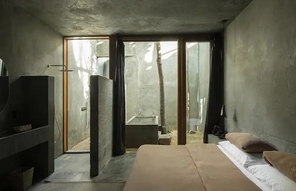 The Green Brutalist Grotto Yucatán Mexico residence