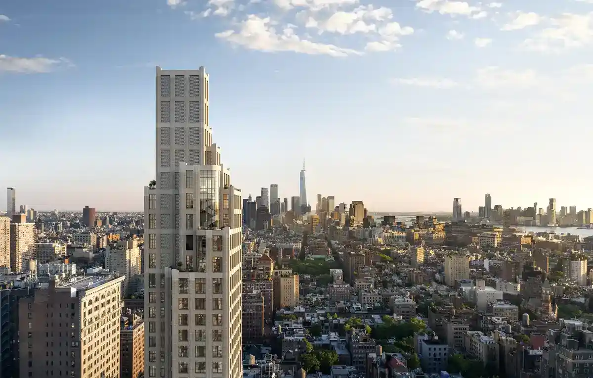 The Greenwich Spire condominium building, New York City, USA