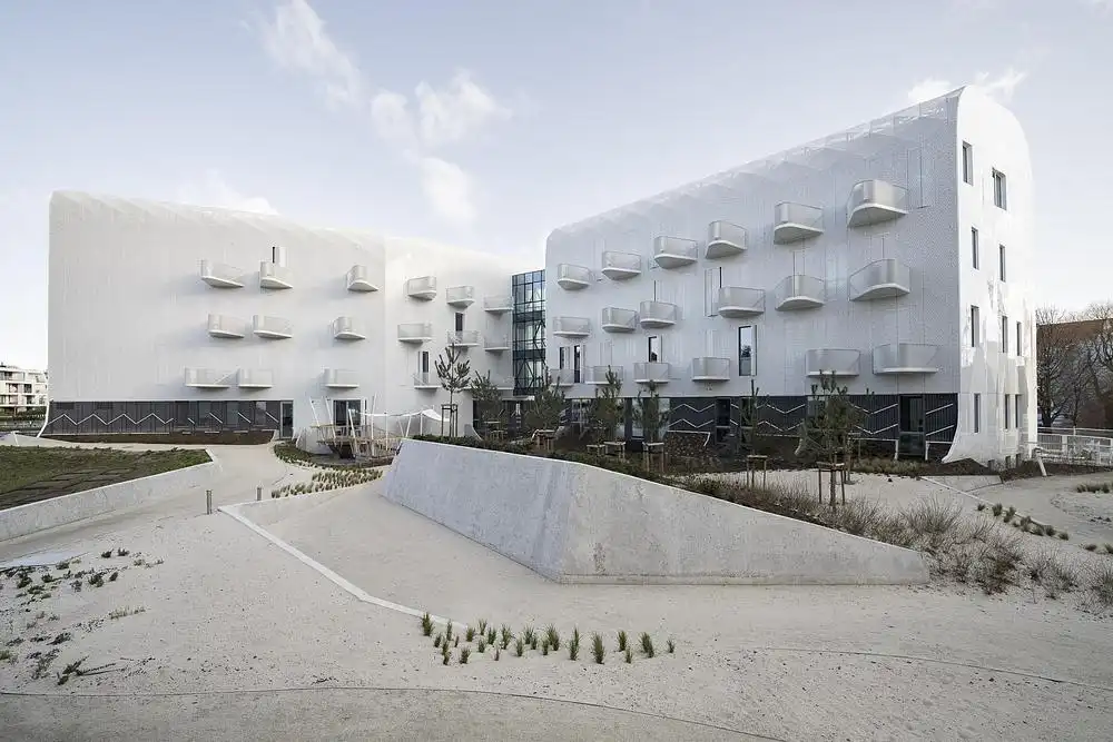 Wave 4 and Wave 5 buildings Sopot Poland