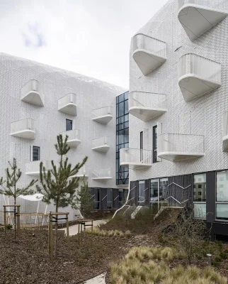 Wave 4 and Wave 5 commercial buildings Sopot Poland