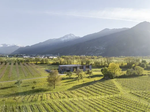 Weingut Fromm, Malans winery building, Switzerland