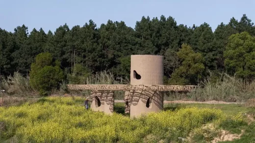 Wetland Caves Pavilion, Zhejiang province China building