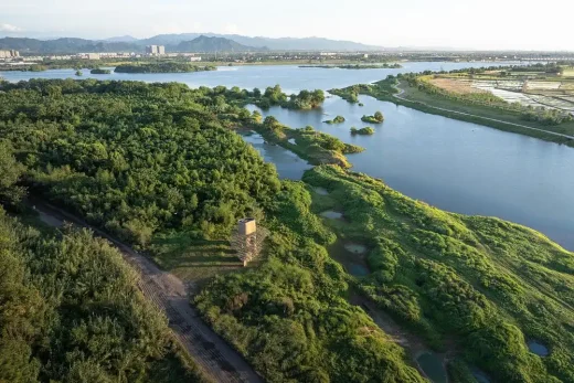 Wetland Caves Pavilion Zhejiang province
