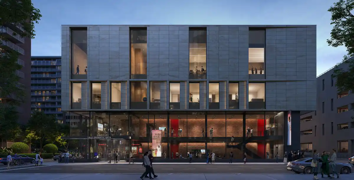 Yale Dramatic Arts Building design USA