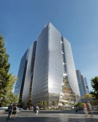 Z8 Tower Beijing building design by architects ZHA