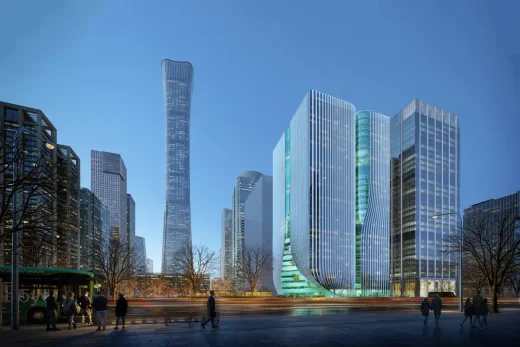 Z8 Tower Beijing Central Business District building by ZHA