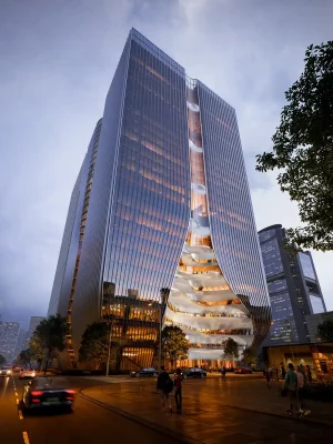 Z8 Tower Beijing Central Business District building by ZHA